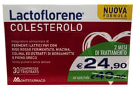 LACTOFLORENE COLESTEROLO 30 COMPRESSE 1,6 G BIPACK SENZA GLUTINE SENZA LATTOSIO