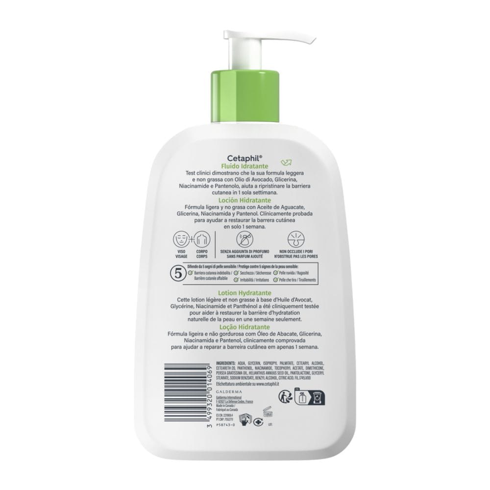 CETAPHIL FLUIDO IDRATANTE 473 ML  Nuovo Formato