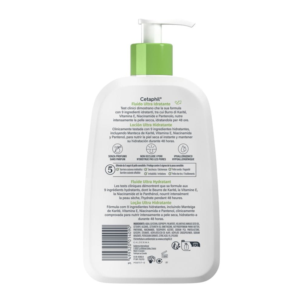 CETAPHIL FLUIDO ULTRA IDRATANTE 473 ML