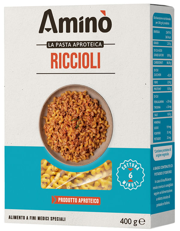 AMINO PASTA APROTEICA RICCIOLI 400 G
