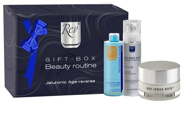REV GIFT BEAUTY ROUTINE 1 REV EFFACE ACQUA 100 ML + 1 REC IDRAX BOTU' 50 G + 1 REV IDRAX VISO 50 G