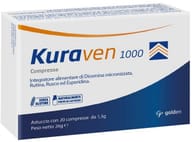 KURAVEN 1000 20 COMPRESSE DA 1,3 G SENZA GLUTINE NATURALMENTE PRIVO DI LATTOSIO
