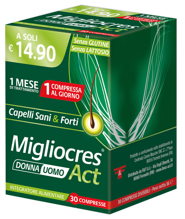MIGLIOCRES ACT 30 COMPRESSE DIVISIBILI