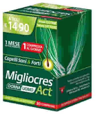MIGLIOCRES ACT 30 COMPRESSE DIVISIBILI
