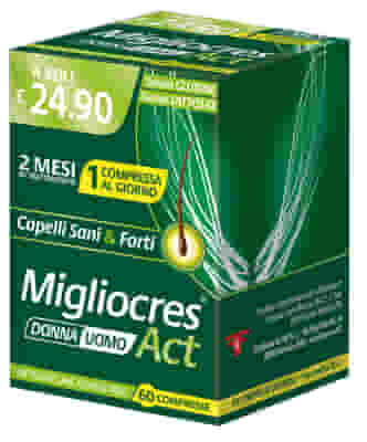MIGLIOCRES ACT 60 COMPRESSE DIVISIBILI