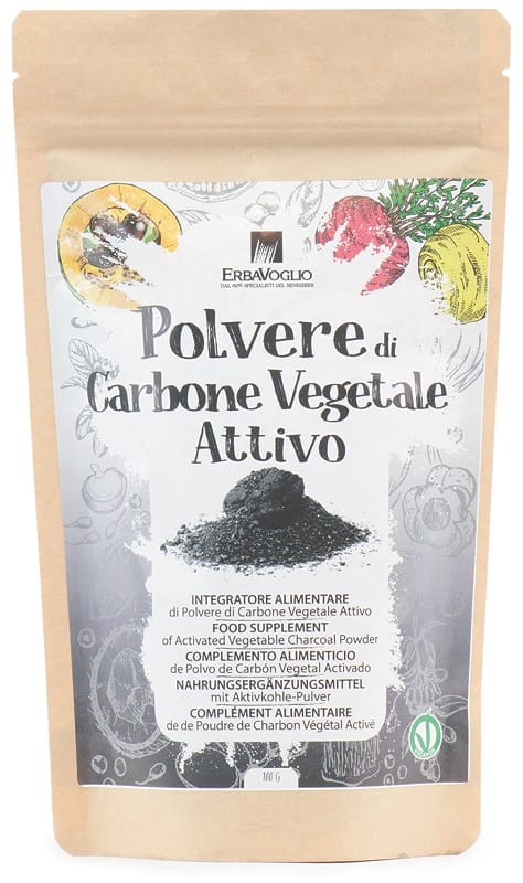 CARBONE VEGETALE ATTIVO POLVERE 100 G