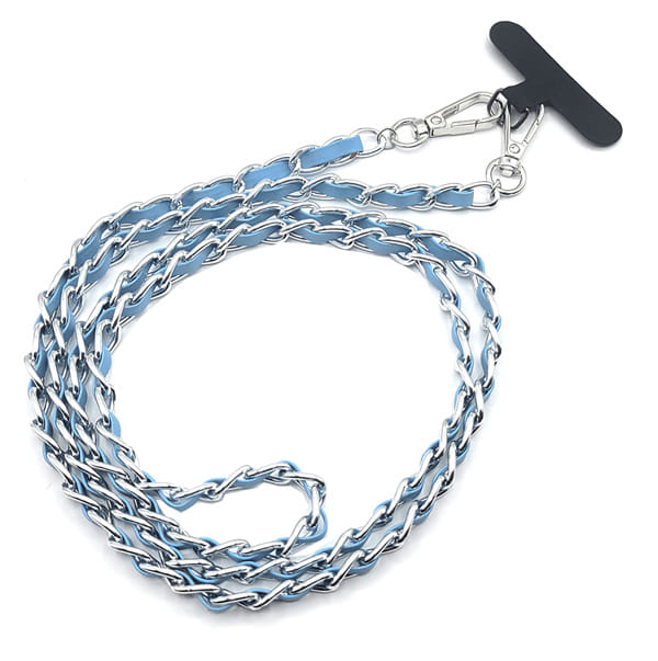 SMART-CHAIN ALLUMINIO/ARGENTATA AZZURRA