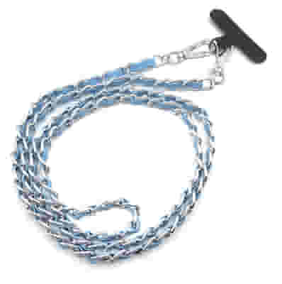 SMART-CHAIN ALLUMINIO/ARGENTATA AZZURRA