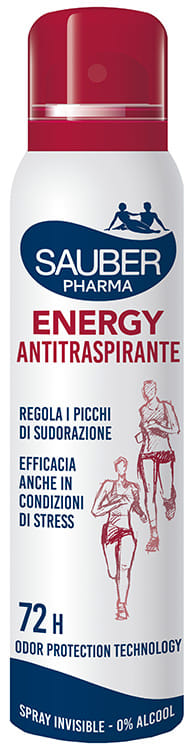 SAUBER DEO 72H ENERGY ANTITRASPIRANTE SPRAY 150 ML