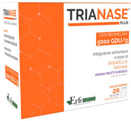 TRIANASE PLUS FRUTTI BOSCO 20 BUSTINE SENZA GLUTINE NATURALMENTE PRIVO DI LATTOSIO CON EDULCORANTE