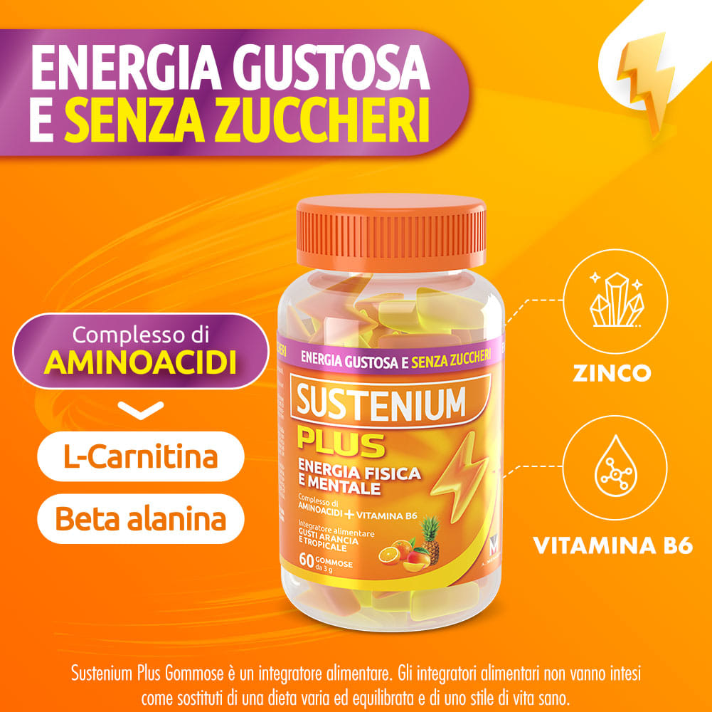 SUSTENIUM PLUS 90 CARAMELLE GOMMOSE