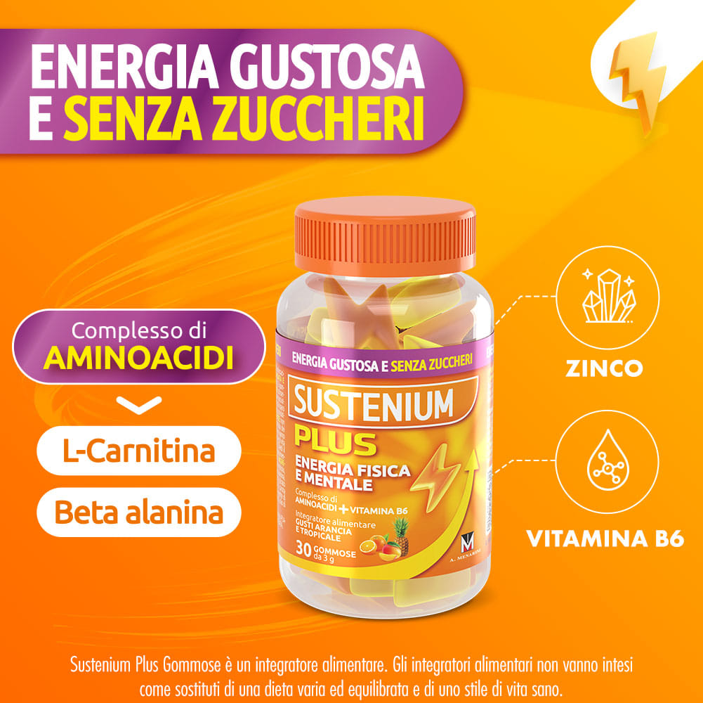 SUSTENIUM PLUS 90 CARAMELLE GOMMOSE