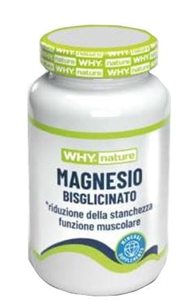 WHYNATURE MAGNESIO BISGLICINATO 90 COMPRESSE SENZA GLUTINE SENZA LATTOSIO