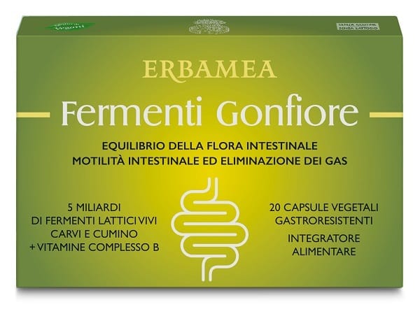 FERMENTI GONFIORE 20 CAPSULE GASTRORESISTENTI
