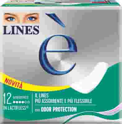 LINES E' ANATOMICO ASSORBENTI 12 PEZZI