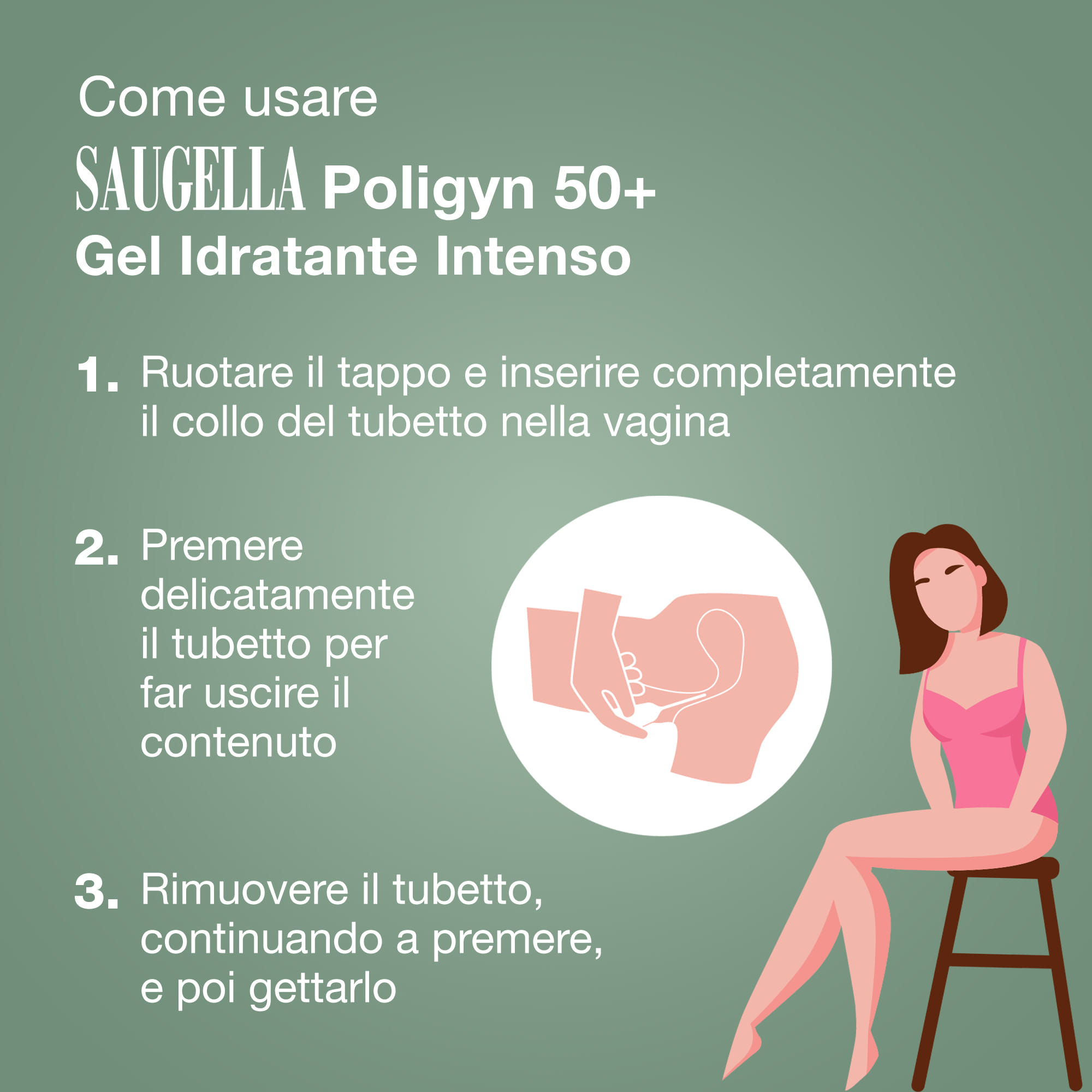 SAUGELLA POLIGYN 50+ GEL IDRATANTE INTENSO 7 TUBETTI MONODOSE DA 4 ML