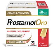 PROSTAMOL ORO 60 STICK OROSOLUBILI DA 1,6 G GUSTO FRUTTI ROSSI CON EDULCORANTI SENZA ZUCCHERI SENZA GLUTINE NATURALMENTE PRIVO DI LATTOSIO