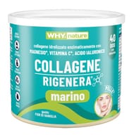 WHYNATURE COLLAGENE RIGENERA MARINO 228 G GUSTO FIOR DI VANIGLIA SENZA GLUTINE SENZA LATTOSIO SENZA ZUCCHERI CON EDULCORANTE