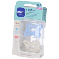 MAM SUCCHIETTO COMFORT 0-3 MESI SILICONE 2 PEZZI