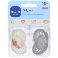 MAM SUCCHIETTO ORIGINAL 16+ MESI SILICONE 2 PEZZI