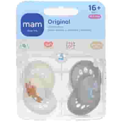 MAM SUCCHIETTO ORIGINAL 16+ MESI SILICONE 2 PEZZI