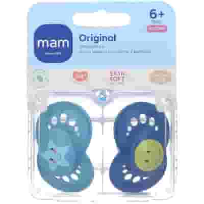 MAM SUCCHIETTO ORIGINAL 6+ MESI SILICONE 2 PEZZI