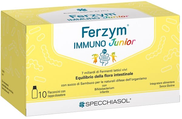 FERZYM IMMUNO JUNIOR 10 FLACONCINI 8 ML