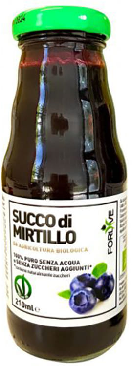SUCCO DI MIRTILLO BIO 210 ML