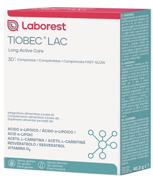 TIOBEC LAC 30 COMPRESSE