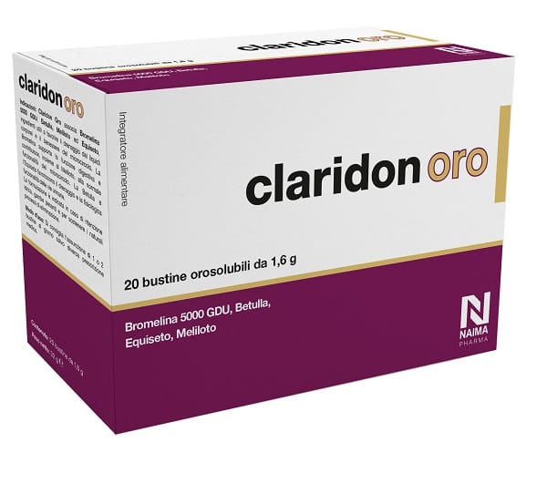 CLARIDON ORO 20 BUSTINE OROSOLUBILI DA 1,6 G