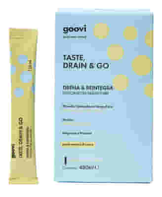 GOOVI TASTE DRAIN&GO GUSTO ANANAS & COCCO 24 STICK PACK 20 ML SENZA GLUTINE NATURALMENTE PRIVO DI LATTOSIO