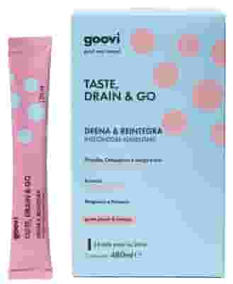 GOOVI TASTE DRAIN&GO GUSTOO PESCA&MANGO 24 STICKPACK SENZA GLUTINE NATURALMENTE PRIVO DI LATTOSIO