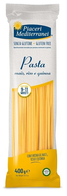 PIACERI MEDITERRANEI PASTA MAIS RISO E QUINOA LINGUINE 400 G