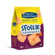 PIACERI MEDITERRANEI SFOGLIE CROCCANTI BBQ 6 MONOPORZIONI 30 G SENZA GLUTINE SENZA LATTOSIO