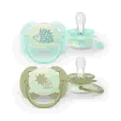 PHILIPS AVENT 2 SUCCHIETTI ULTRA SOFT NIGHT 0-6M RICCIO/COMETA