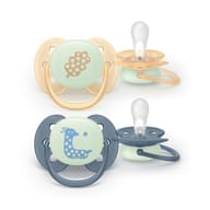PHILIPS AVENT 2 SUCCHIETTI ULTRA SOFT NIGHT 6-18M FOGLIA/CERBIATTO