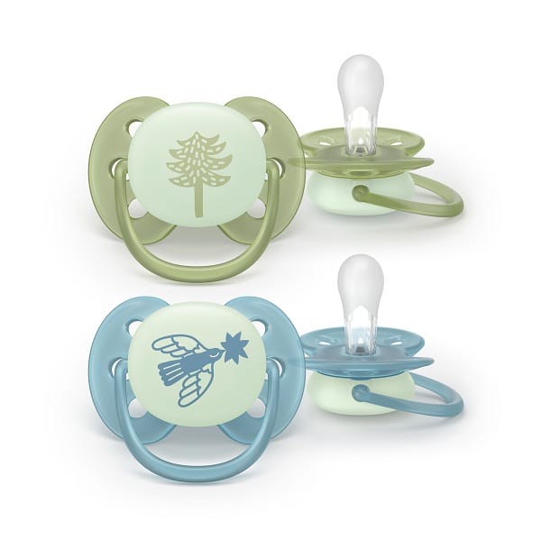 PHILIPS AVENT 2 SUCCHIETTI ULTRA SOFT NIGHT 18M+ ALBERO/UCCCELLO