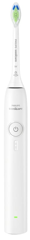 PHILIPS SERIES 3000 1 MANICO BIANCO 1 TESTINA W2 3 MODALITA' SENSORE DI PRESSIONE CUSTODIA 14 GIORNI DI AUTONOMIA BASE DI RICARICA