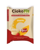 GIUSTO SENZA GLUTINE CIOKOFIT CIOCCOLATO BIANCO E FRAGOLA 30 G