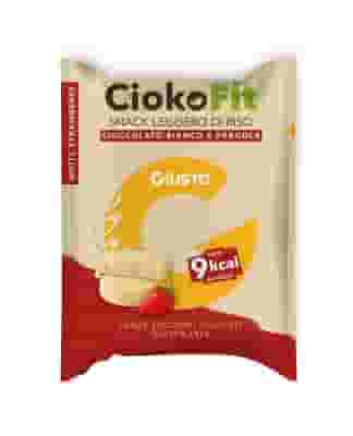GIUSTO SENZA GLUTINE CIOKOFIT CIOCCOLATO BIANCO E FRAGOLA 30 G
