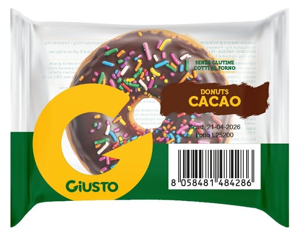 GIUSTO SENZA GLUTINE DONUTS CACAO 35 G