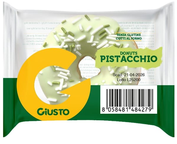 GIUSTO SENZA GLUTINE DONUTS PISTACCHIO 35 G