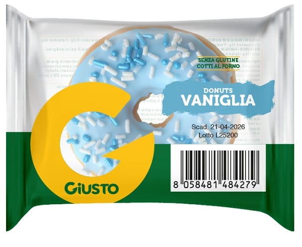 GIUSTO SENZA GLUTINE DONUTS VANIGLIA 35 G
