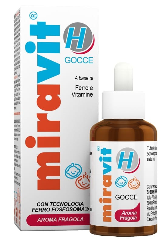 MIRAVIT H GOCCE 15 ML FRAGOLA