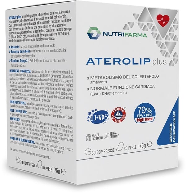 Aterolip Plus 79% 30 Compresse + 30 Perle