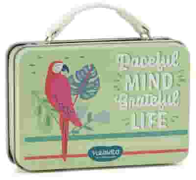 NEAVITA 4 FILTROSCRIGNO INFUSO PENSIERI FELICI VALIGETTA VERDE PAPPAGALLO PENSIERI BELLI 4 FILTRI X 3 G