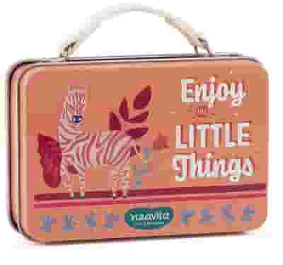 NEAVITA 4 FILTROSCRIGNO TISANA GIOIA DI VITA IN VALIGETTA ARANCIONE ZEBRA PENSIERI BELLI 4 FILTRI X 2,5 G