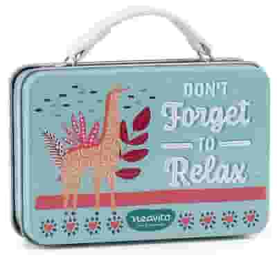 NEAVITA 4 FILTROSCRIGNO TISANA RELAX VALIGETTA AZZURRA GIRAFFA PENSIERI BELLI 4 FILTRI X 2,5 G