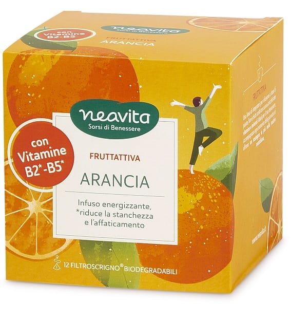 NEAVITA FILTROSCRIGNO FRUTTATTIVA ARANCIA E VITAMINE B2 E B5