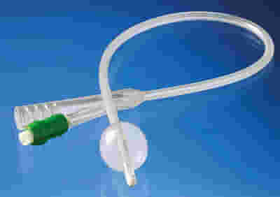 CATETERE FOLEY IN SILICONE 2 VIE DIAMETRO CH 14 PUNTA NELATON CON PALLONCINO 10 ML 1 PEZZO